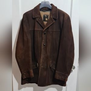 Vintage suede leather jacket.